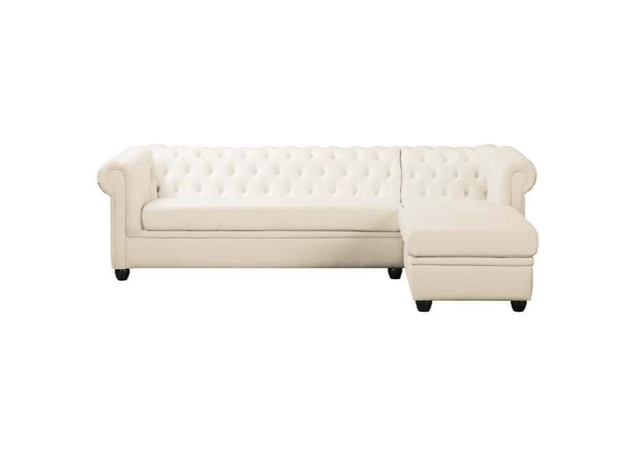 Narożnik pięcioosobowy pikowany Chesterfield SYDNEY OT