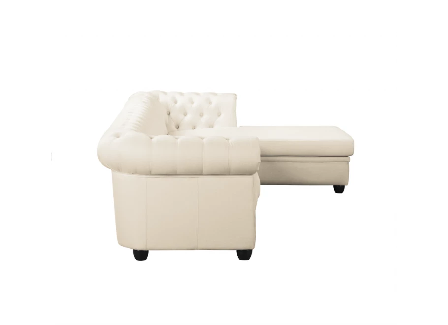 Narożnik pięcioosobowy pikowany Chesterfield SYDNEY OT