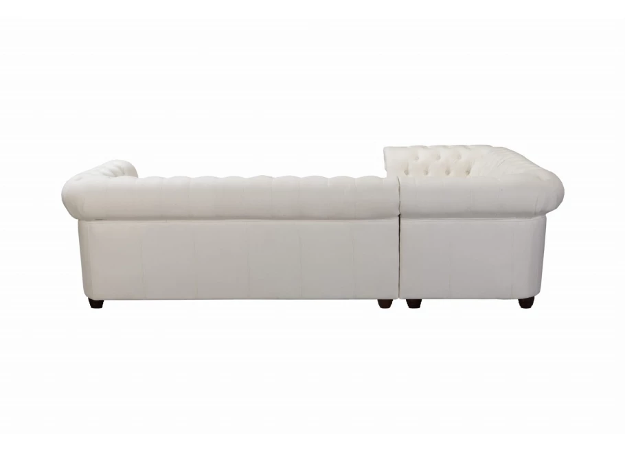 Narożnik pięcioosobowy pikowany Chesterfield SYDNEY 1+E+3