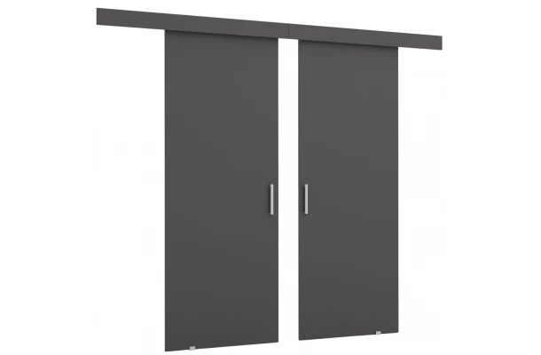 Drzwi przesuwne dwuskrzydłowe naścienne LORES - design i funkcjonalnosc w parze