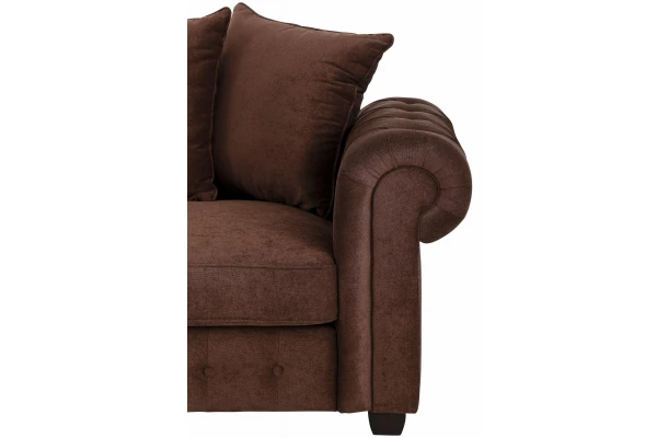 Narożnik czteroosobowy pikowany glamour LUZERN - design i funkcjonalnosc w parze