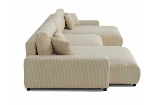 Narożnik sześcioosobowy z funkcją spania nowoczesny Sergio - design i funkcjonalnosc w parze