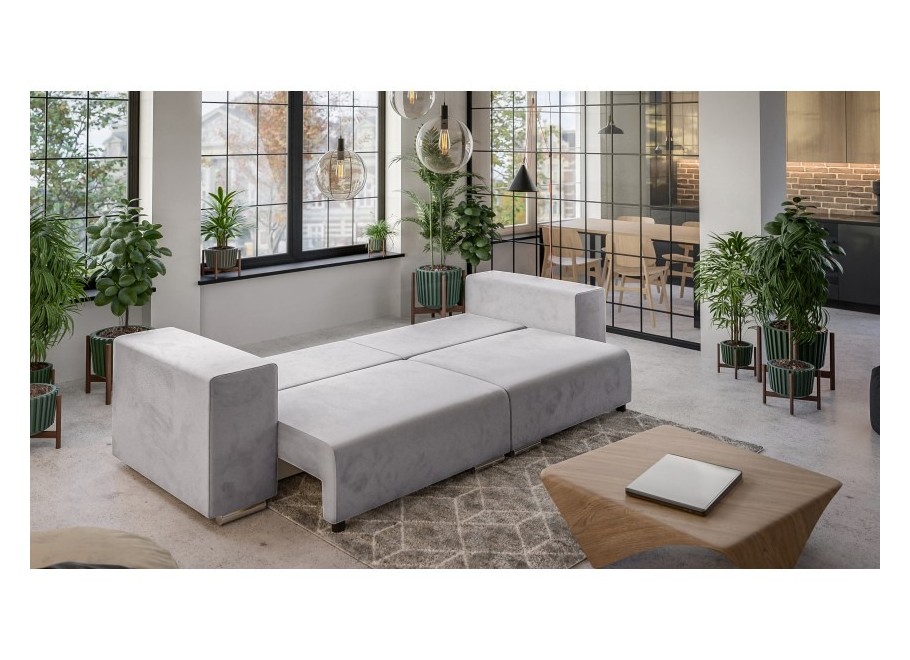 Sofa trzyosobowa z funkcją spania nowoczesna Lori 7