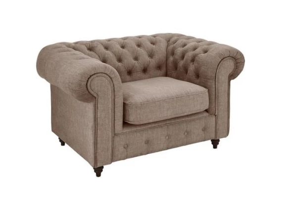 Fotel pikowany VALENCIA Chesterfield - komfortowe