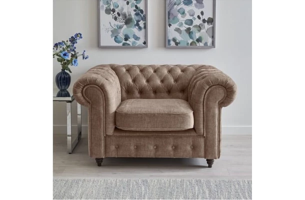 Fotel pikowany VALENCIA Chesterfield - designerskie