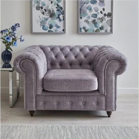 Fotel pikowany VALENCIA Chesterfield