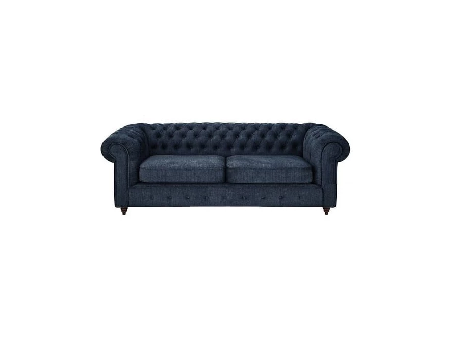 Sofa trzyosobowa pikowana Chesterfield VALENCIA