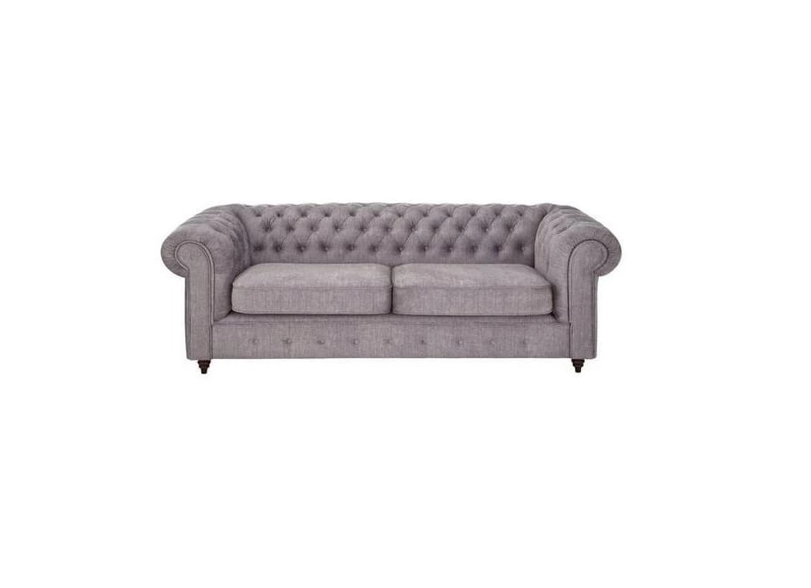 Sofa trzyosobowa pikowana Chesterfield VALENCIA