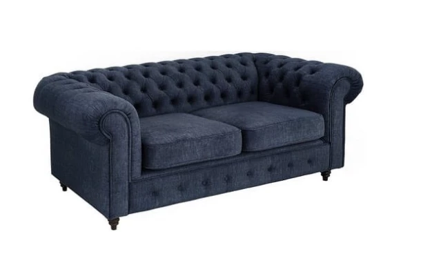 Sofa dwuosobowa pikowana Chesterfield VALENCIA - design i funkcjonalnosc w parze