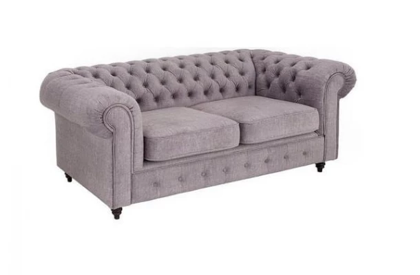 Sofa dwuosobowa pikowana Chesterfield VALENCIA - design i funkcjonalnosc w parze