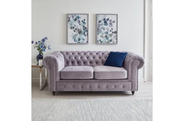 Sofa dwuosobowa pikowana Chesterfield VALENCIA - design i funkcjonalnosc w parze