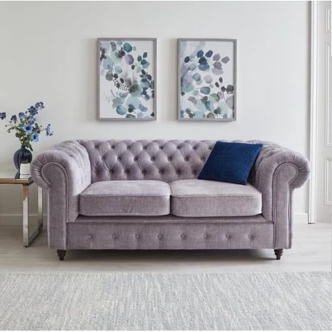 Sofa dwuosobowa pikowana Chesterfield VALENCIA