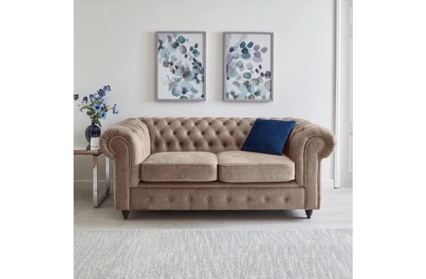 Sofa dwuosobowa pikowana Chesterfield VALENCIA - design i funkcjonalnosc w parze
