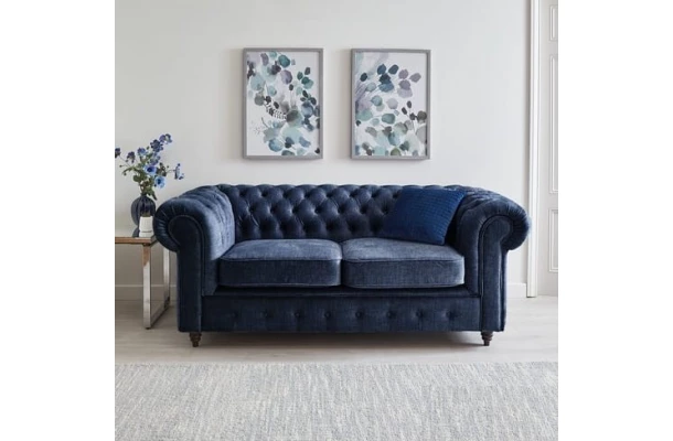 Sofa dwuosobowa pikowana Chesterfield VALENCIA - design i funkcjonalnosc w parze