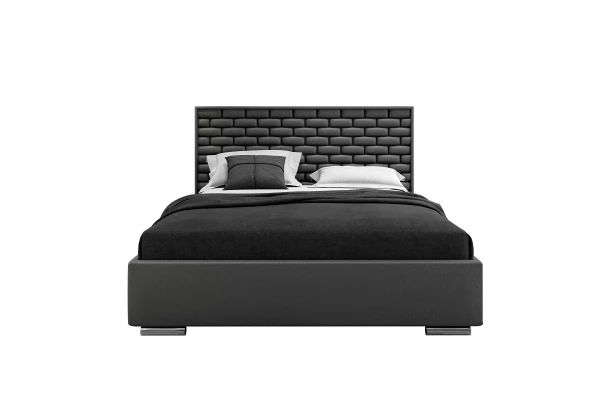 Łóżko tapicerowane glamour KING BED - komfortowe