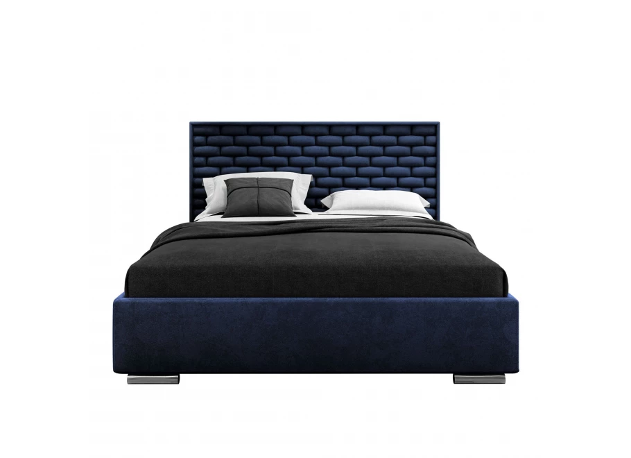 Łóżko tapicerowane glamour KING BED