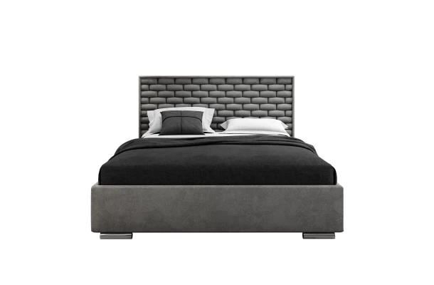 Łóżko tapicerowane glamour KING BED - eleganckie