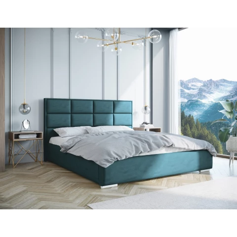 Łóżko tapicerowane glamour KAJA