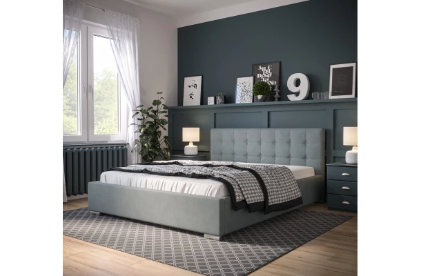 Łóżko tapicerowane BELLA - design i funkcjonalnosc w parze