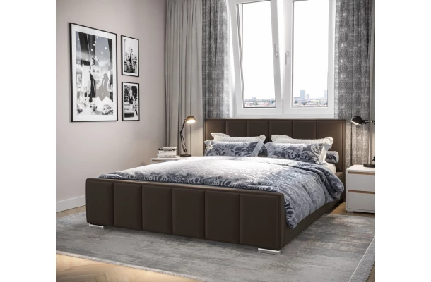 Łóżko tapicerowane glamour STELLA - designerskie