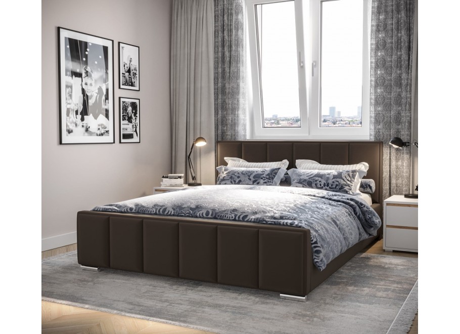 Łóżko tapicerowane glamour STELLA 9