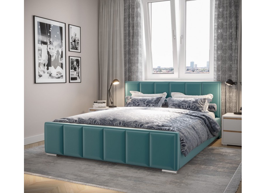Łóżko tapicerowane glamour STELLA 11