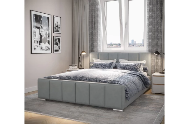 Łóżko tapicerowane glamour STELLA - design i funkcjonalnosc w parze