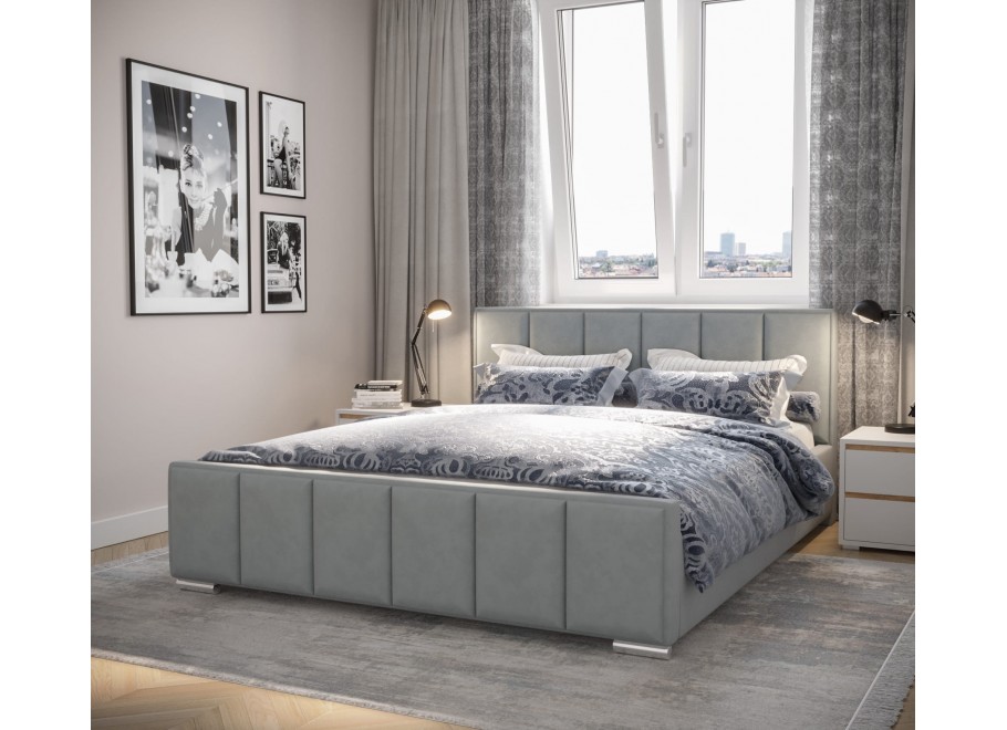 Łóżko tapicerowane glamour STELLA 12