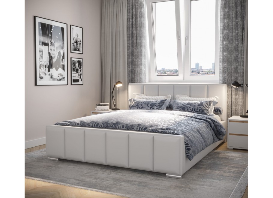 Łóżko tapicerowane glamour STELLA 13