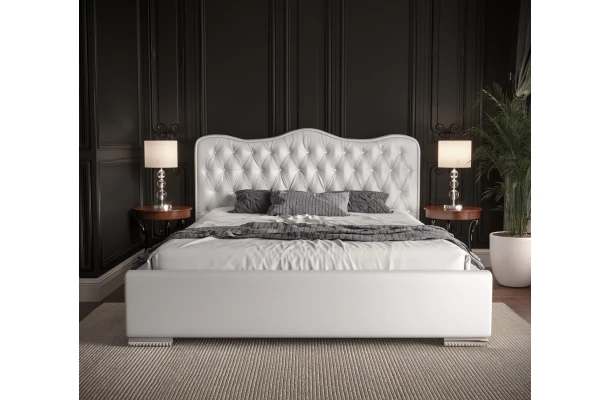 Łóżko tapicerowane glamour QUEEN - design i funkcjonalnosc w parze