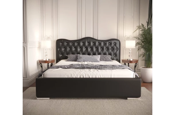 Łóżko tapicerowane glamour QUEEN - design i funkcjonalnosc w parze