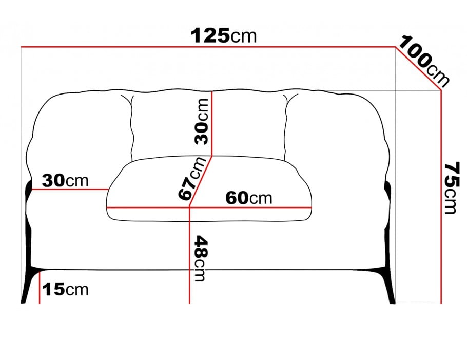 Fotel pikowany chesterfield TEO HIGH tk. Riviera 100 5