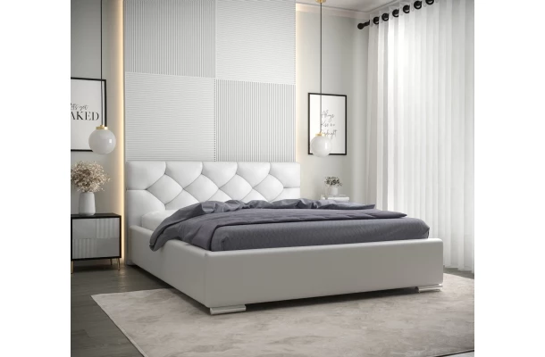 Łóżko tapicerowane glamour SLIM - designerskie