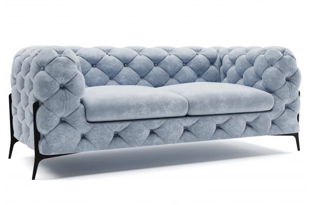 Sofa dwuosobowa pikowana glamour Chesterfield TEO HIGH 2 - dwuosobowe Sofa dwuosobowa pikowana glamour Chesterfield TEO HIGH 2 - dwuosobowe