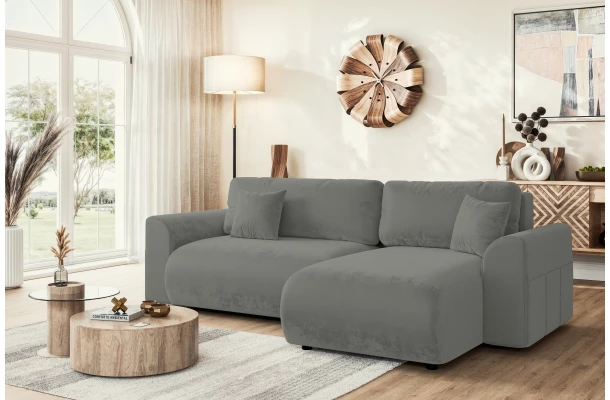 Narożnik czteroosobowy z funkcją spania klasyczny Lubo - design i funkcjonalnosc w parze