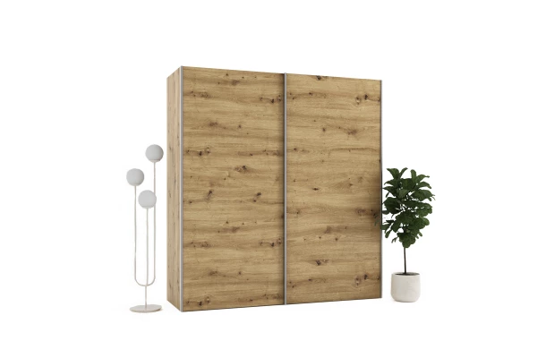 Szafa przesuwna dwudrzwiowa na wymiar AGENA PREMIUM - design i funkcjonalnosc w parze