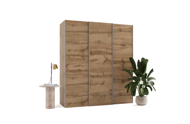 Szafa przesuwna trzydrzwiowa  na wymiar DENE PREMIUM - design i funkcjonalnosc w parze