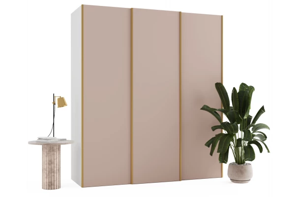 Szafa przesuwna trzydrzwiowa  na wymiar DENE PREMIUM - design i funkcjonalnosc w parze