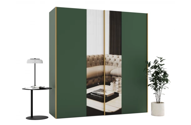 Szafa przesuwna dwudrzwiowa z lustrem na wymiar ARI PREMIUM - design i funkcjonalnosc w parze