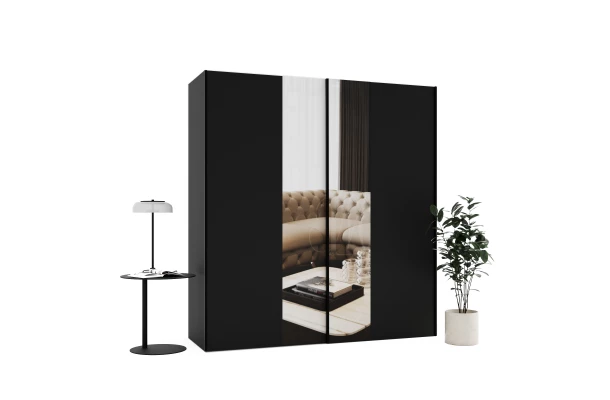 Szafa przesuwna dwudrzwiowa z lustrem na wymiar ARI PREMIUM - design i funkcjonalnosc w parze