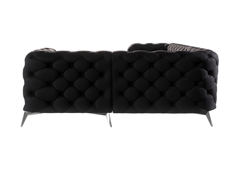 Narożnik czteroosobowy luksusowy pikowany Chesterfield TEO 2+E+1 10