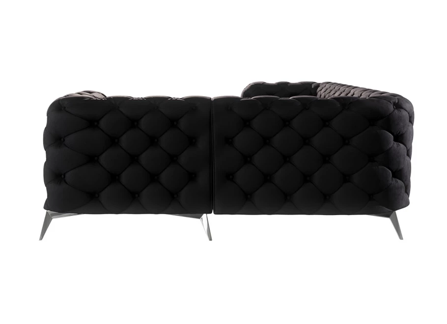 Narożnik czteroosobowy luksusowy pikowany Chesterfield TEO 2+E+1