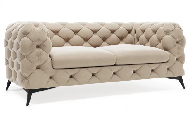 Sofa dwuosobowa pikowana glamour Chesterfield TEO 2 - dwuosobowe Sofa dwuosobowa pikowana glamour Chesterfield TEO 2 - dwuosobowe