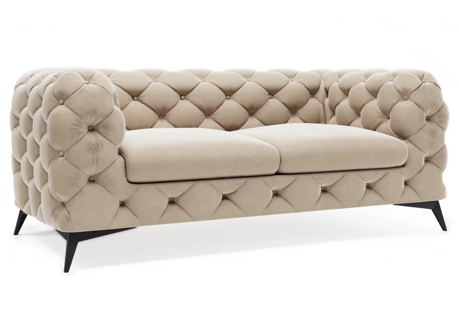 Sofa dwuosobowa pikowana glamour Chesterfield TEO 2 Sofa dwuosobowa pikowana glamour Chesterfield TEO 2