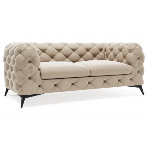 Sofa dwuosobowa pikowana glamour Chesterfield TEO 2