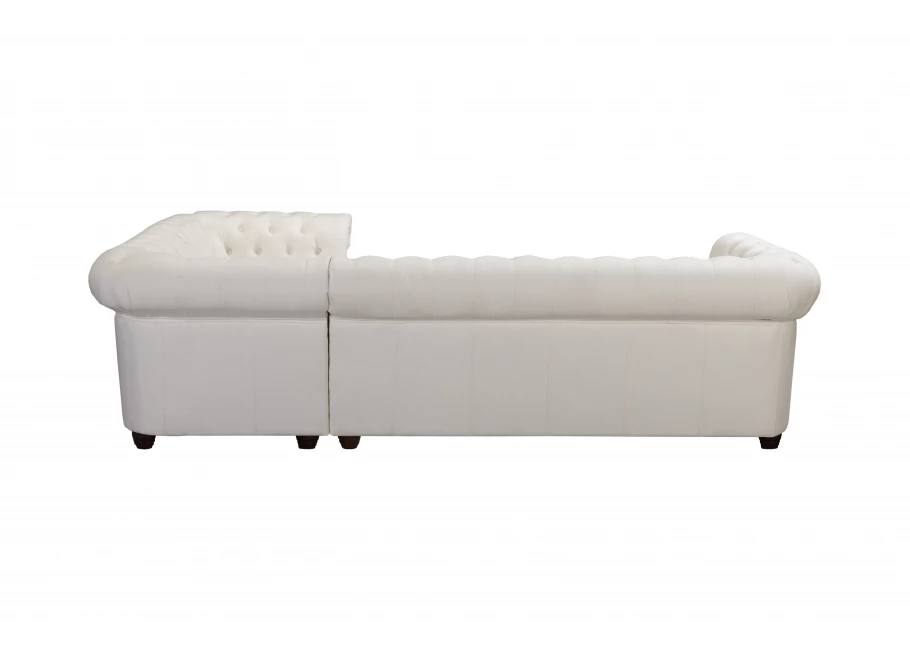 Narożnik pięcioosobowy pikowany Chesterfield SYDNEY 3+E+1