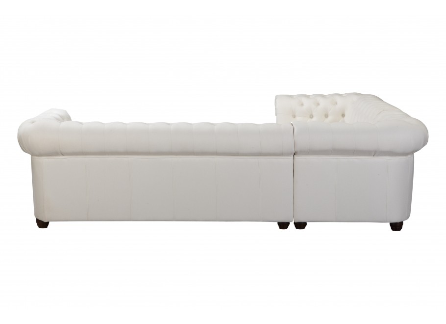 Narożnik sześcioosobowy pikowany Chesterfield SYDNEY 2+E+3 5