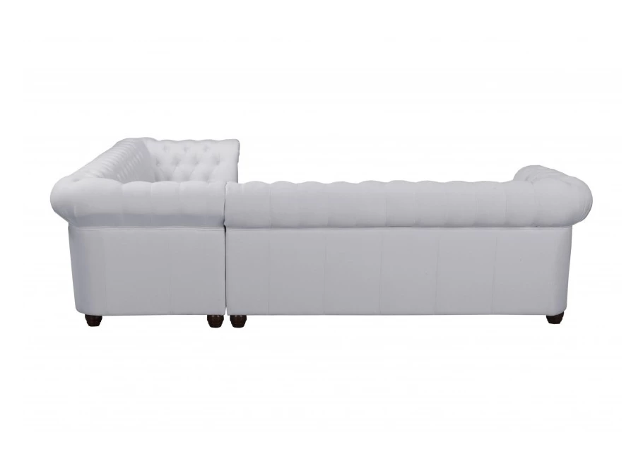 Narożnik siedmioosobowy pikowany Chesterfield SYDNEY 3+E+3