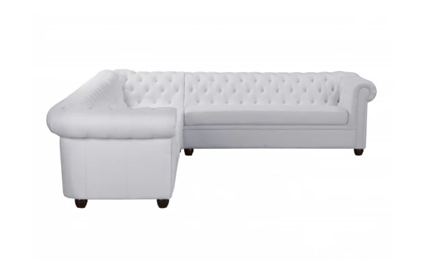 Narożnik siedmioosobowy pikowany Chesterfield SYDNEY 3+E+3 - design