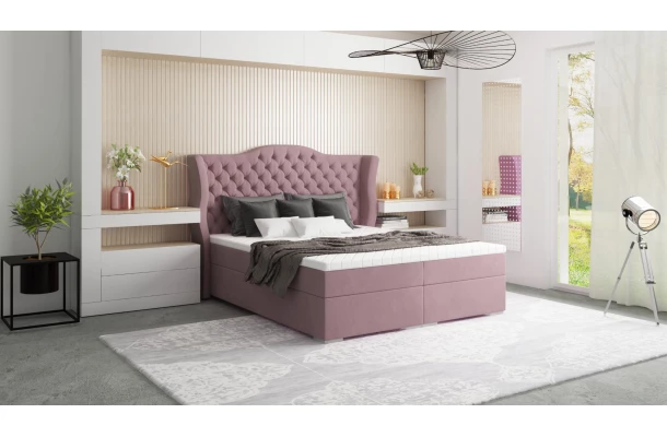 Łóżko kontynentalne BUENO - design i funkcjonalnosc w parze